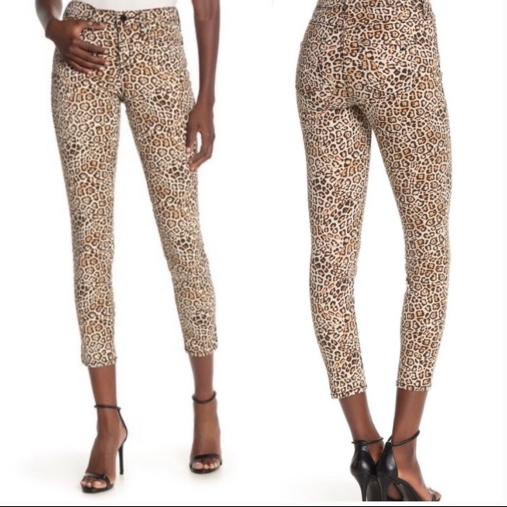 CHEETAH-WAVE PRINT WILLIAM RAST SKINNY JEANS! NWOT - Picture 2 of 10